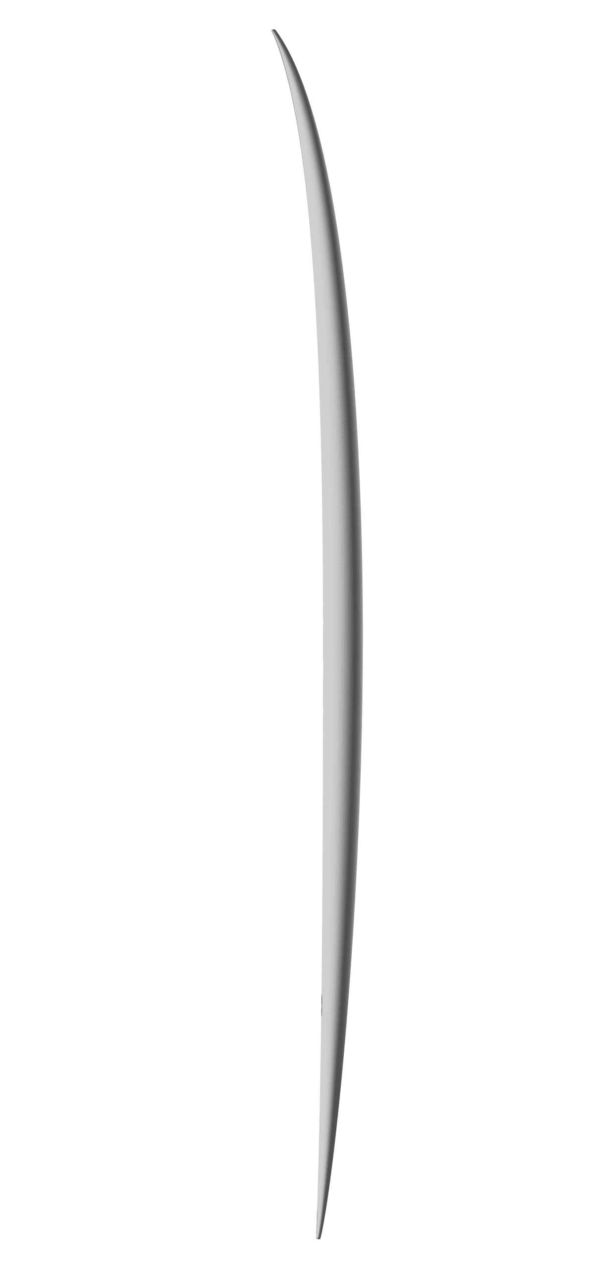 Heavy water Demon surfboard by Glassing Monkey side view