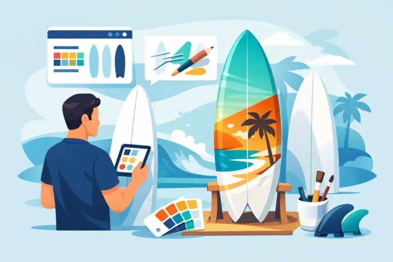 Cómo pedir tabla surf personalizada bien