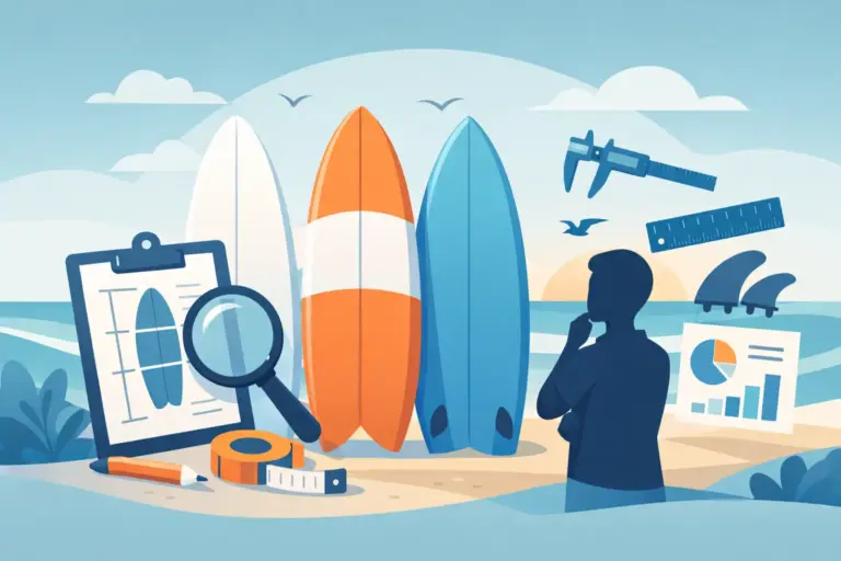 Guía medidas tabla surf para acertar