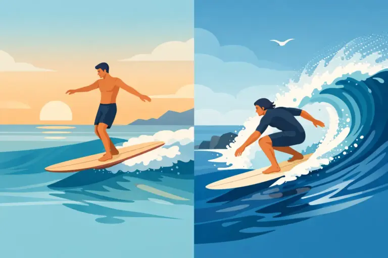 Longboard surf rendimiento: qué cambia de verdad