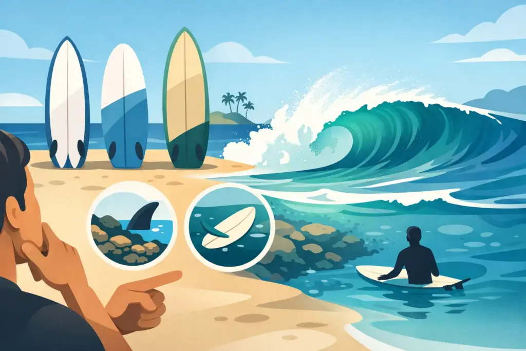 Cómo elegir tabla para reef break
