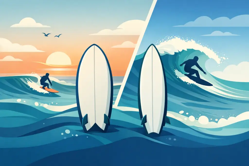 Fish vs shortboard: rendimiento real
