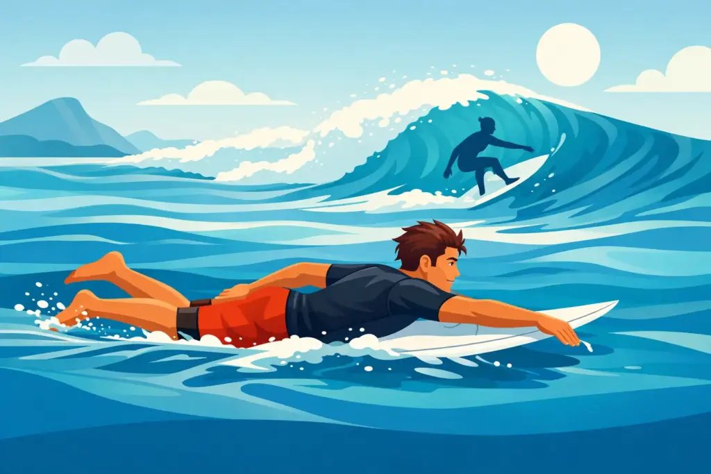 Cómo mejorar remada con shortboard de verdad