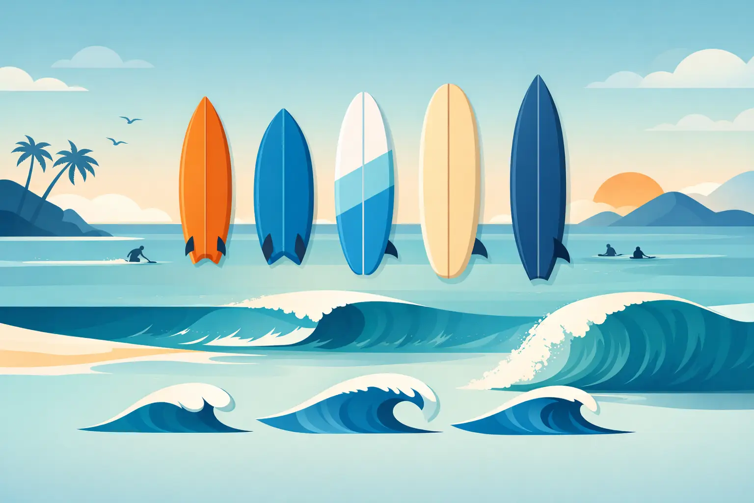 Guía de shapes para olas y nivel real