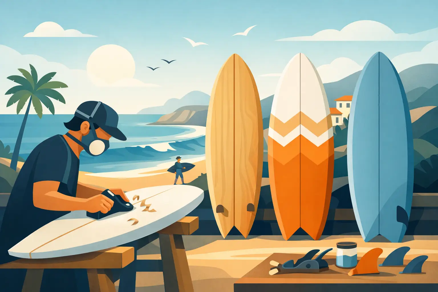 Cómo elegir un surfboard artesanal en España