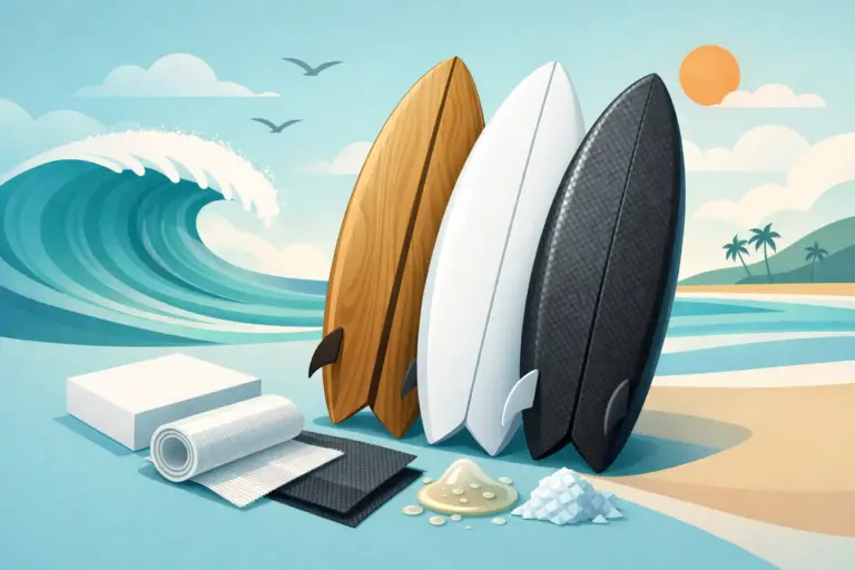 Materiales de tablas de surf: cuál elegir