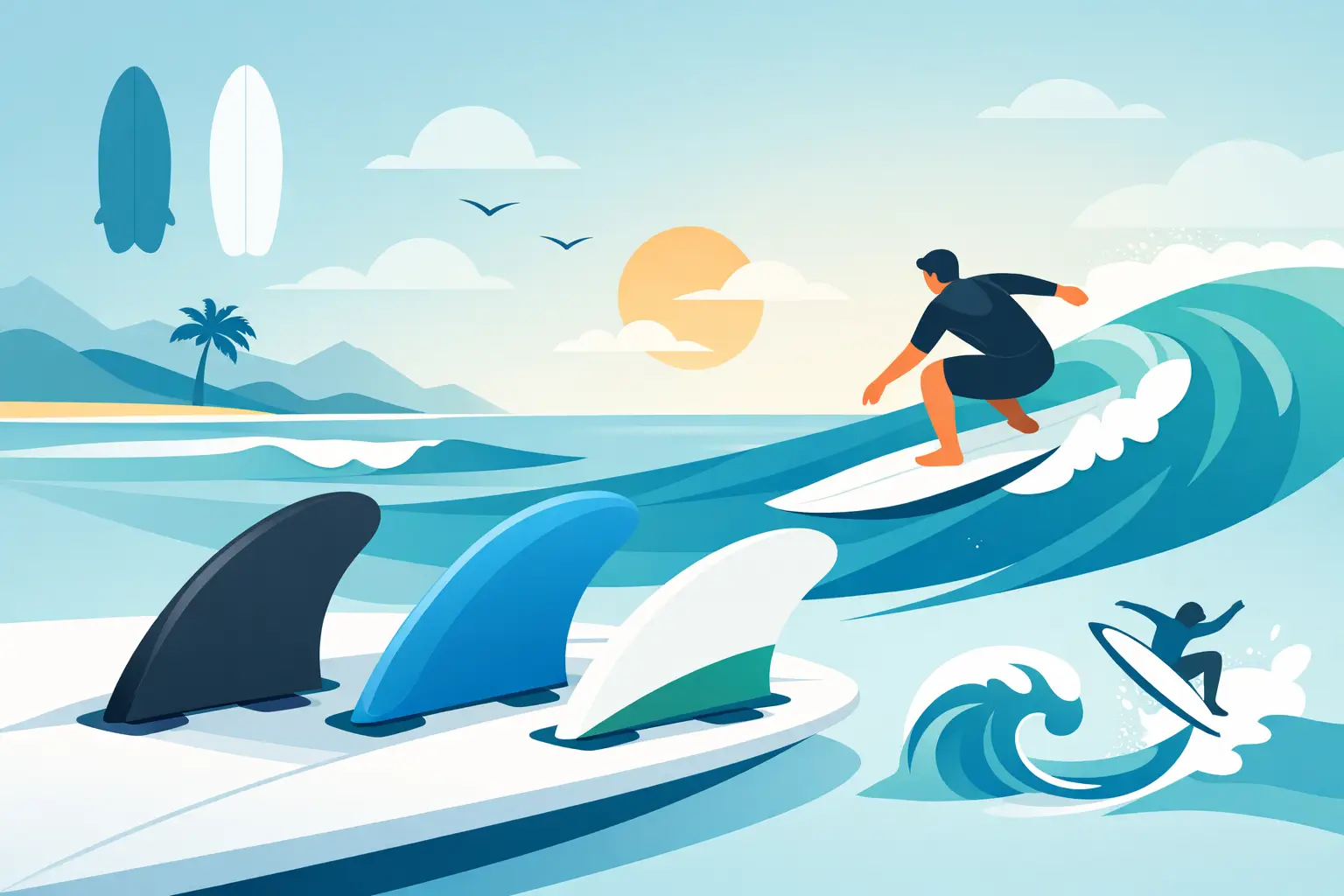 Cómo elegir quillas surf para tu forma de surf