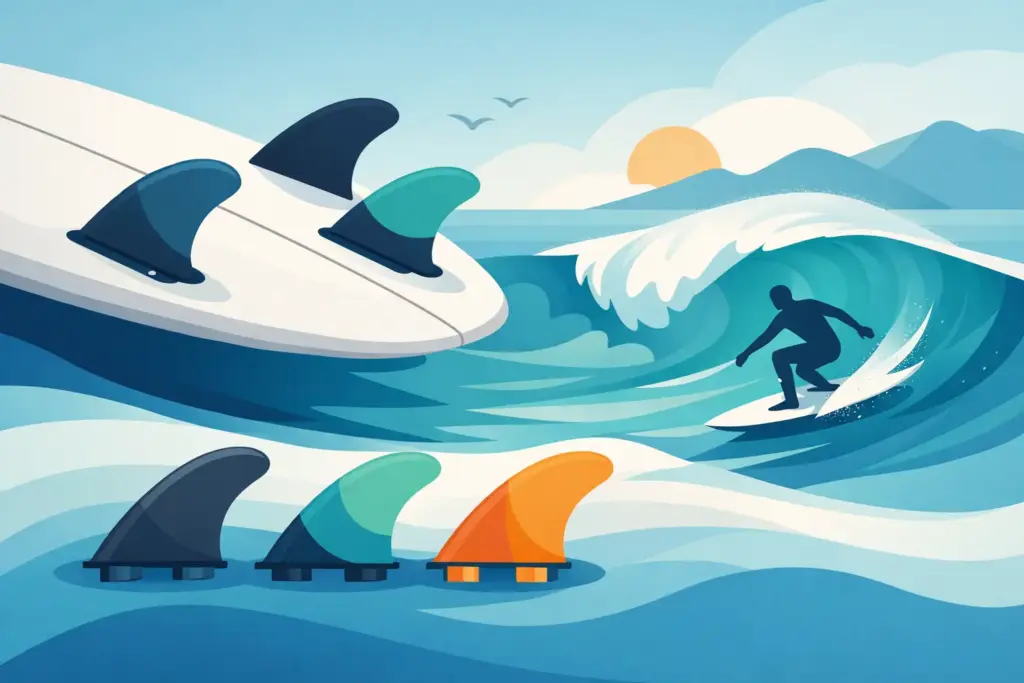 Cómo elegir quillas thruster correctas para surfear mejor