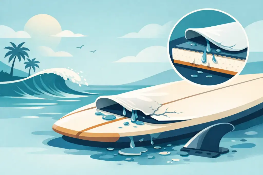 Cómo evitar la delaminación en tu surfboard