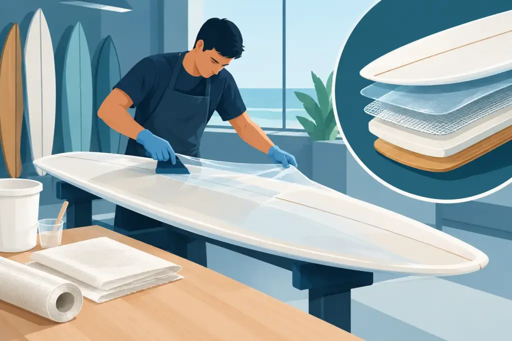 Innovación en laminado de surfboards que se nota
