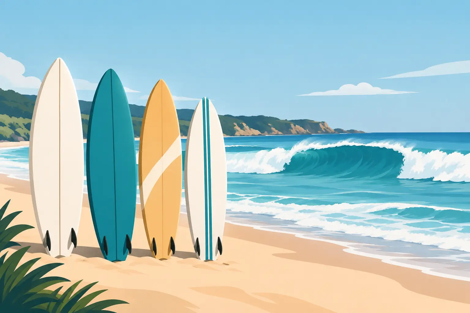 Mejores surfboards para beach breaks según tu ola