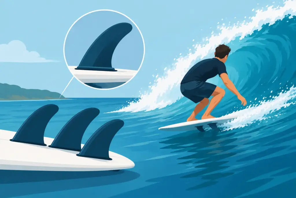 ¿Para qué sirven las quillas grandes al surfear?